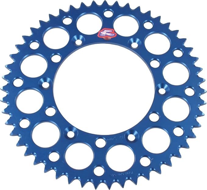 Renthal Ultralight Rear Sprocket-Yamaha-YZ 80/85-93-15-50-Blue