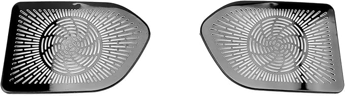 YOUTOOCAR Stainless Steel Door Speaker Covers Tweeter Audio Speaker Covers Trim Compatible with Kia EV3 2026 Accessories (Black)