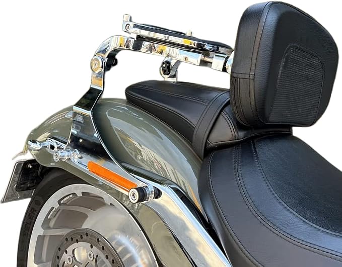 Adjustable Driver/Passenger Seat Backrest Component:Fixed Mounts (Breakout 13-25/Fat Boy 18-25(Chrome))