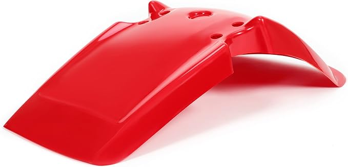 ALMULOO Front Fender Plastic ABS Red Compatible with 1983-1985 Honda ATC200X Three‑Wheeler