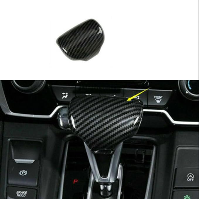 12Pcs Car Carbon Fiber Style Interior Kits Decoration Cover Trim for Honda CRV CR-V 2017 2018 2019 2020 2021 2022 (Carbon Fiber Color)