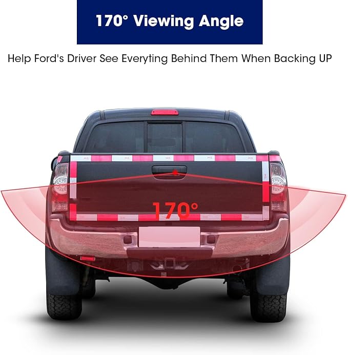 Aftermarket Tailgate Handle Backup Camera for Toyota Tacoma 2005-2014, RCA Connector,IP69K Waterproof Replacement Parking Camera