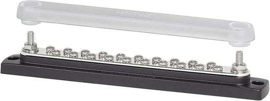 Blue Sea Systems 2312 BUSBAR 150 AMP 20X8-32 W/COVR