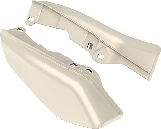 Color - Matched Mid Frame Air Deflectors Heat Shield, Perfectly Fit for Harley Touring Models 2009-2026 Morocco Gold Pearl