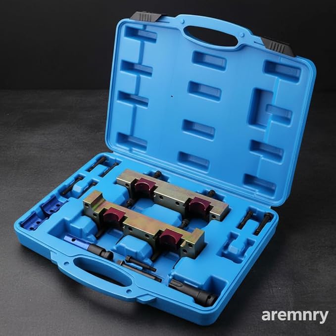 M274 M270 M133 Camshaft Locking Timing Tool Kit for Mercedes Benz C300 CLA250 GLA250 E300 GLC300 & Infiniti Q50 Q60 2.0T, Replace OEM 270589016100, 270 589 01 61 00, Heavy Duty 15PCS