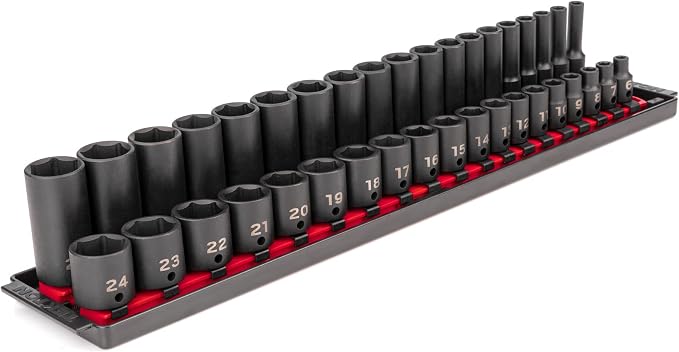 TEKTON 3/8 Inch Impact Socket Set, 38-Piece | SID91211