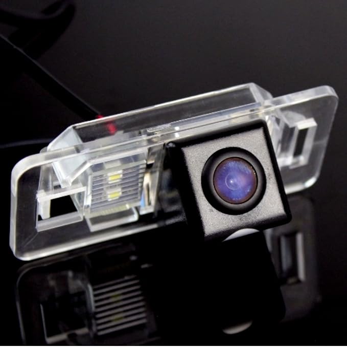 Waterproof Car Rear View Backup License Plate Light Camera 170 Degree Viewing Angle Night Vision for BMW X /1/3/5 Series E90 E91 E92 530I 530Li 320i 328i/X1 X3 X5 X6 M3 M1 E39 E46 E91 E88 E53
