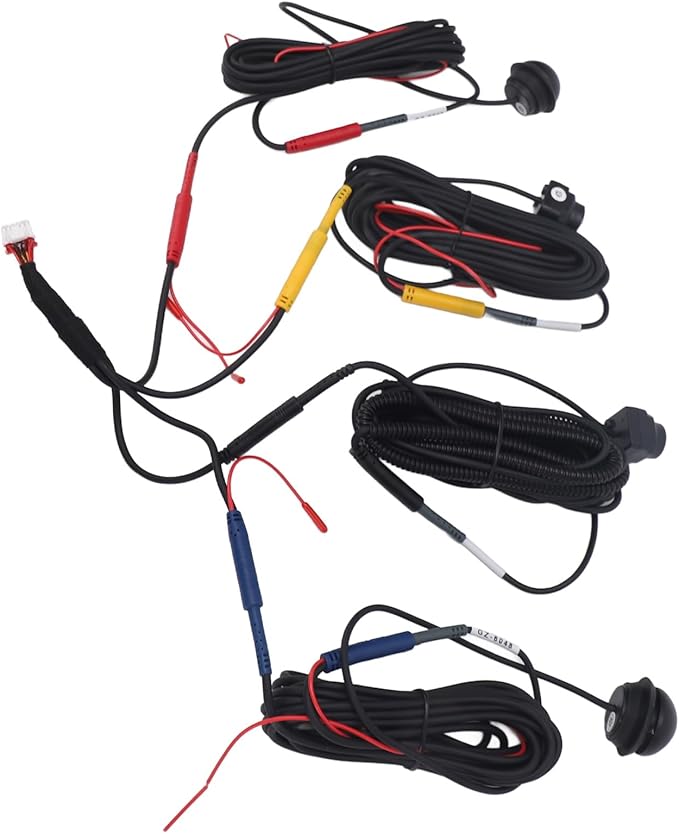360° Panoramic Car Camera System - 1080P HD Front, Rear, Left & Right View for Car Display (2053 Chip + 6048 Lens)
