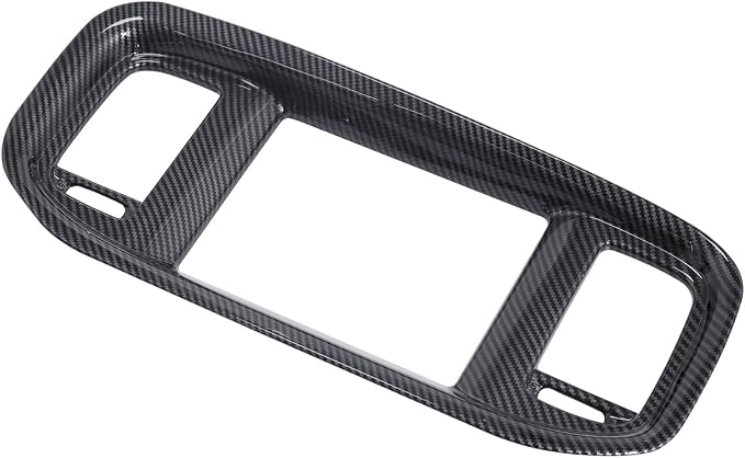 for Dodge Charger 2015-2023 Interior Accessories Dashboard DVD Navigation Screen Frame Cover Trim ABS Carbon Fiber