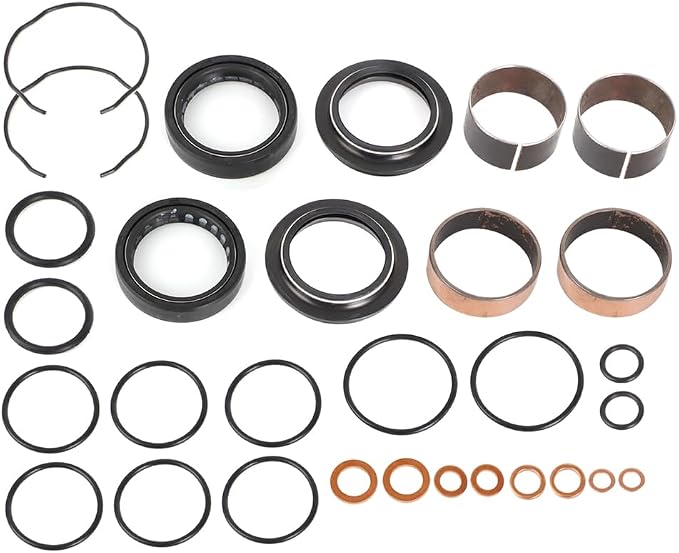 For Honda VTX1300 2003-2009 VTX1300R 2005-09 Fork Bushing Dust Oil Seal Rebuild Kit
