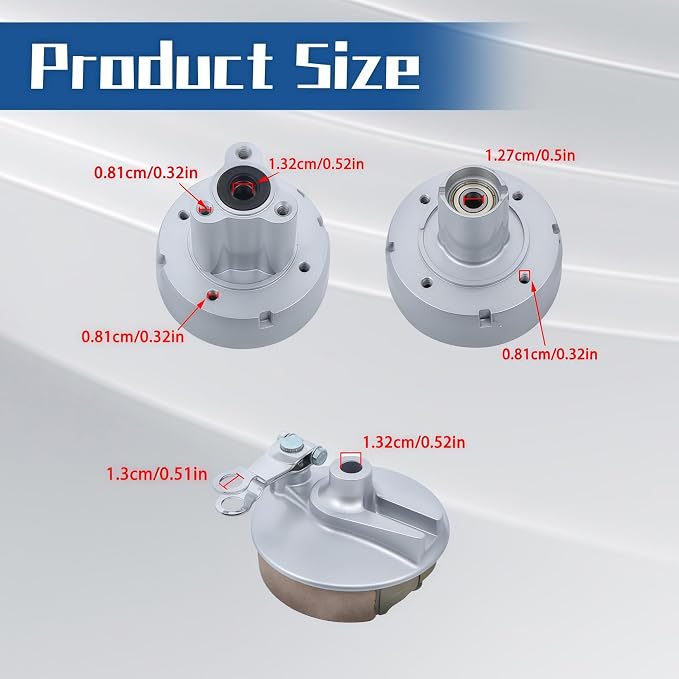 WFLNHB Front Rear Drum Brake Hub Cover Panel Replacement for Honda Monkey Z125 Z50A Z50R 1968-1999 2019-2021