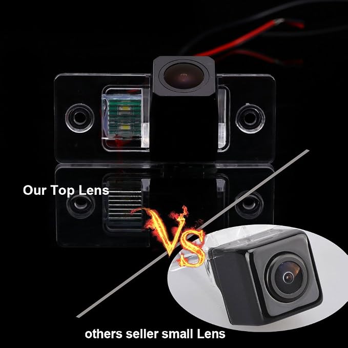 HD 1280x720 Pixel 1000TV Lines Rear View Backup Camera, Car Reversing Camera for Golf Variant Mk4 MK5 / Tiguan/Touareg/Polo 3C /Jetta/Passat/Sharan/Bora/Skoda Scirocco/Porsche Cayenne