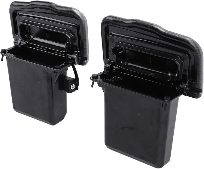 Qqmora Rear Ash Receptacle Car Ashtray Left Right Rear Door Ashtray Assy for 1998 2009 High Strength Plastic Durable Friction Water Easy to Install