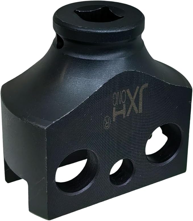 1/2" Square Drive Anchor Driver Adapter Tool - Forged 42CR-MO Alloy Steel, Heavy Duty for Mobile Home Anchors & Eye Bolt Applications（Patent pending）