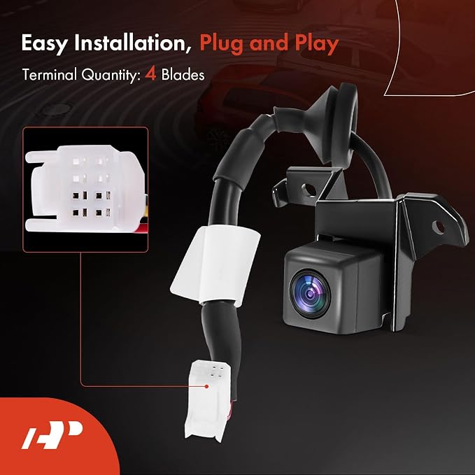 A-Premium Rear View Backup Camera Compatible with Toyota | Parking Camera for 2009 2010 2011 Camry - Replace# 86790-33060