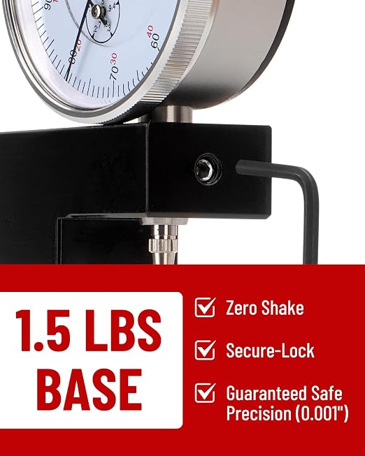Cylinder Bore Gauge - Sleeve Height and Counter Bore Gauge | 0-1.00" Range | 0.001" Precision | Professional Engine Sleeve Height Indicator Universal for All Diesel