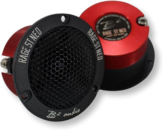 B2 Audio Pair of Rage Series 1" 4-Ohm 75 Watt RMS Neodymium Tweeters