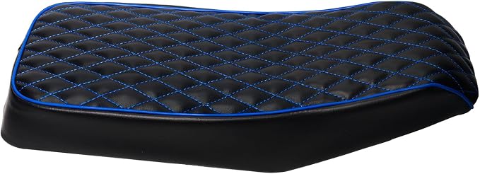 JMCHstore Blue Diamond Stitch Retro Mini bike Seat for Monster Mega Moto MMB80 80cc FRP GMB100 98cc, For Coleman RB100 RT100 Mini Bike Cushion Replacement parts