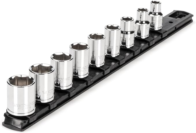 TEKTON 3/8 Inch Drive 6-Point Socket Set, 9-Piece | SHD91101
