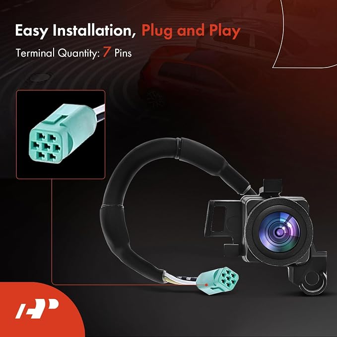 A-Premium Rear View Backup Camera Compatible with Toyota | Parking Camera for 2018 2019 2020 Camry - Replace# TO1366100