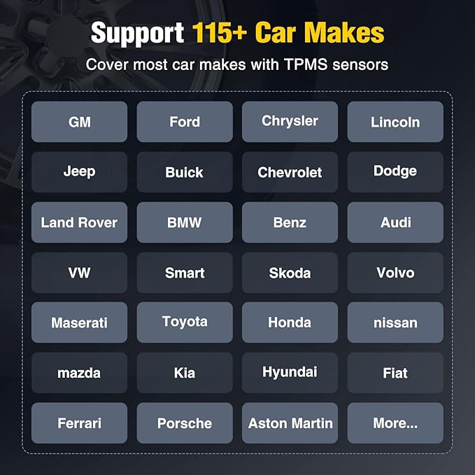 VENU-i Pro TPMS Programming Tool Tire Pressure Detector Diagnose/Activate/Relearn/Program Sensors, Work with Thinkdiag/THINKCAR Tablet Scanners/Kingbolen K7 K8 Pro K10 Pro OBD2 Scanner TPMS Relearn