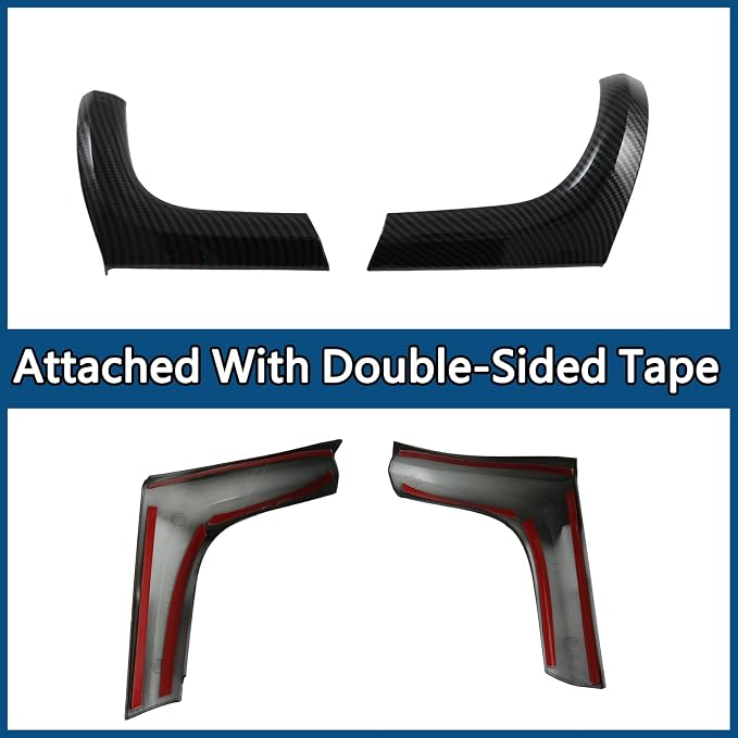 Car Front Side Air Condition Vent Outlet Cover for Toyota Hilux 2016-2025 Interior Decoration Accessory (Imitation Carbon Fiber Pattern)
