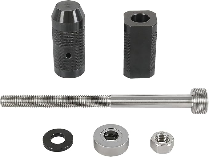 9U-6891 Injector Sleeve Cup Remover & Installer Set Compatible with CAT Caterpillar 3406E C10 C12 C15 C16 C18 Engine Heavy Duty Steel (6 PCS)