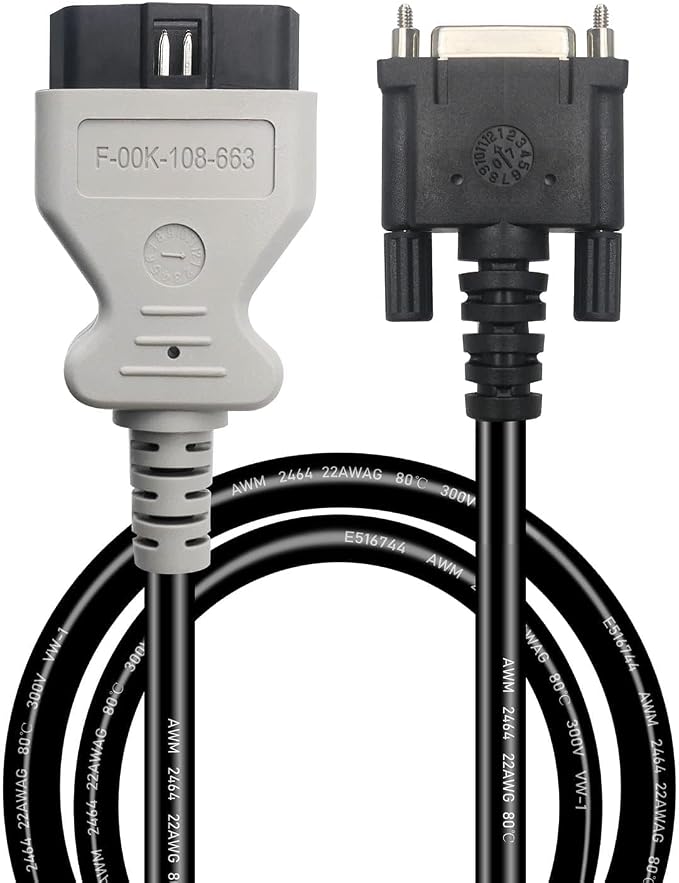 MDI 2 Main Test Diagnostic OBD2 OBDii DLC Cable, Replace F-00K-108-663 1699200142 EL-52100-1, Fit for GM MDI 2 MDI II EL-52100