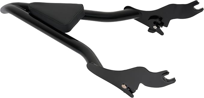 ALMULOO Detachable Motorcycle Backrest Sissy Bar Compatible with 2009-2024 Harley Touring Road King CVO Street Glide Electra Glide Road Glide Ultra Limited, 22" Black