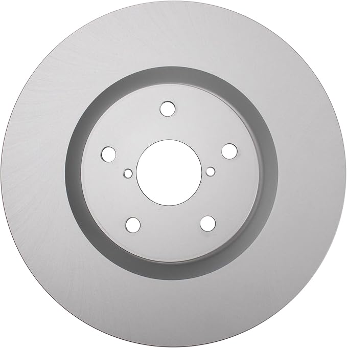TRQ Front Brake Rotor Set G Coated Vented Compatible with 2005-2014 Subaru Impreza 2015-2017 WRX STI