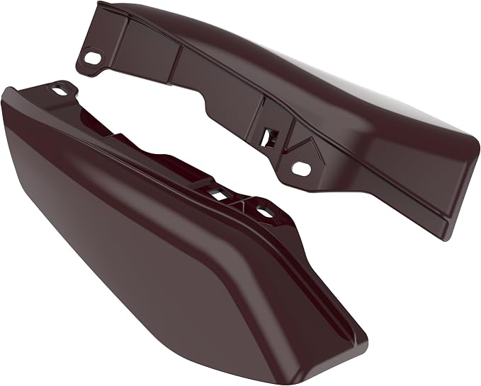 Color - Matched Mid Frame Air Deflectors Heat Shield, Perfectly Fit for Harley Touring Models 2009-2026 Billiard Burgundy