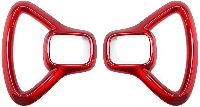 2PCS Dashboard Side Air Vent Trim Covers Compatible with Soul 2020-2025 Accessories (Red)