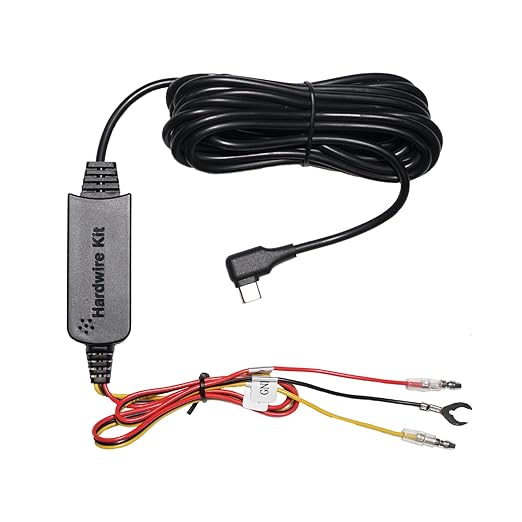 Cobra 2.5A Micro USB Adapter Hardwire Kit - Compatible with All Cobra SC Series Dash Camera Models
