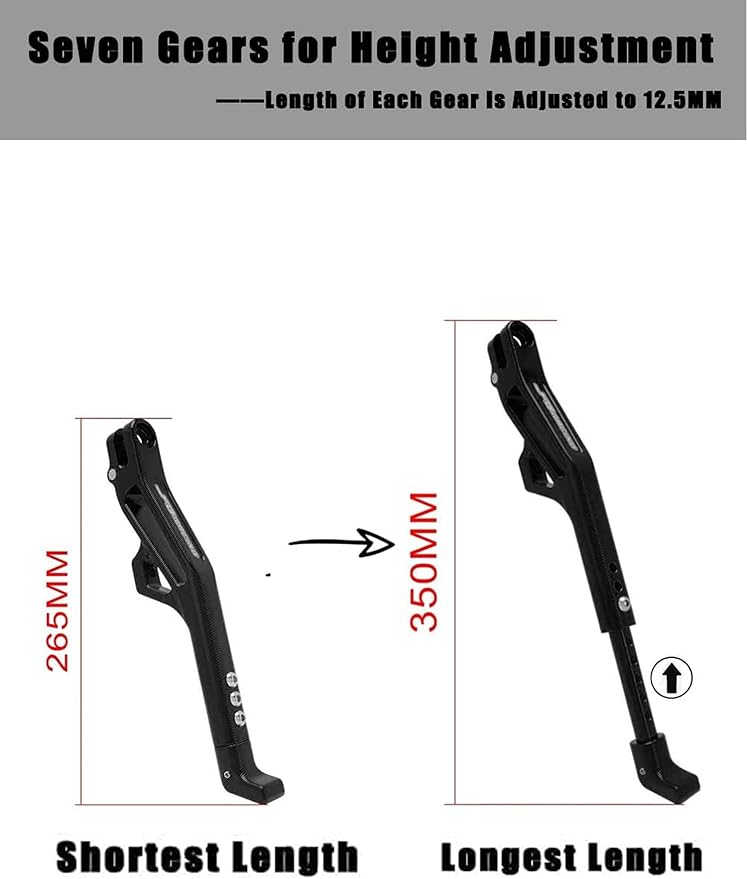 JFG RACING Kickstand for Edirt Bike,CNC Foot Pegs Kick Stand for Electric Dirt Bike Surron Light Bee X and S/E Ride Pro S SS SR/Talaria Sting/X160/X260-Blue