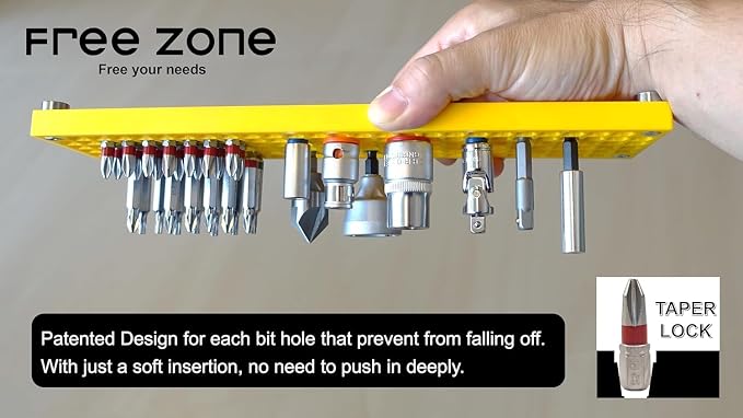CONQUER Mini Dual Ratchet Socket & FREE ZONE Bit Organizer – Compact Precision & Organized Storage Kit