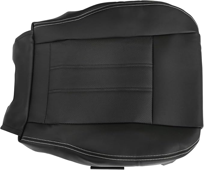 FZJDSD Black Driver & Passenger Side Bottom & Top Microfiber Leather Seat Covers Compatible with Chrysler Town and Country 2011 2012 2013 2014 2015 2016 Compatible with Dodge Grand Caravan 2008-2020