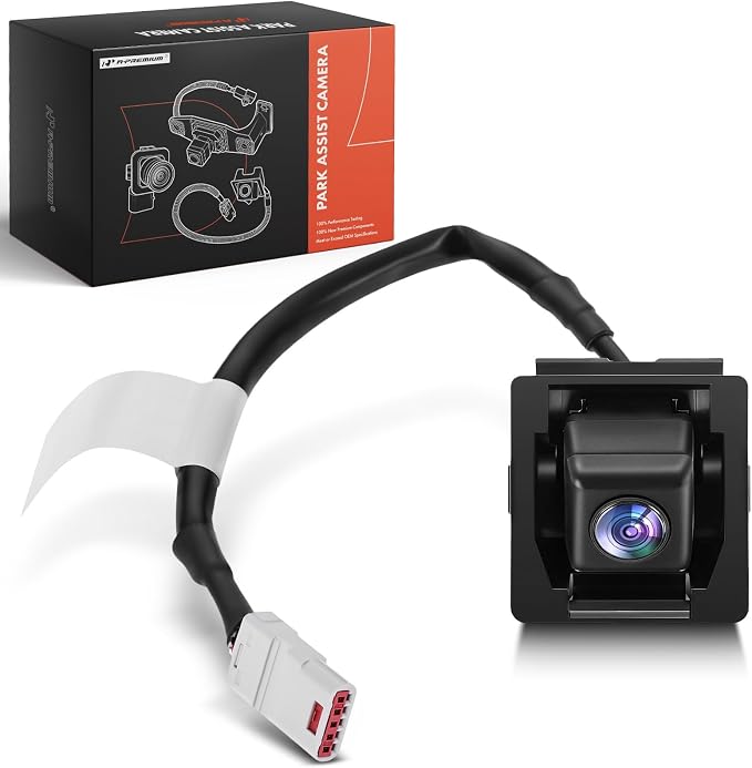 A-Premium Park Assist Camera Rear View Backup Reverse Camera Compatible with Select Chevrolet Models - 2016-2017 Camaro