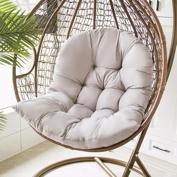 Hammock Swing Chair Cushion, Hanging Basket Seat Cushion Pillow, Soft Hanging Egg Chair Back Cushions Pads, for Indoor and Outdoor Garden Offices