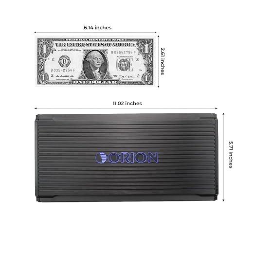 Orion Cobalt Elite CEA1600.1D Class-D Monoblock Compact Car Subwoofer Amplifier, 1600W RMS, 1/2/4 Ohm Stable, Adjustable Low Pass & Subsonic Filter, Bass Boost, MOSFET Power Supply, Bass Knob Included