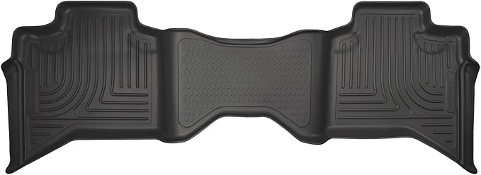 Husky Liners Weatherbeater Floor Mats | Fits 2009-2024 Dodge Ram 1500 (19-24 Classic Body Only) Quad Cab (Will NOT Fit Crew Cab) | 2nd Row, 1-pc Black - 19031