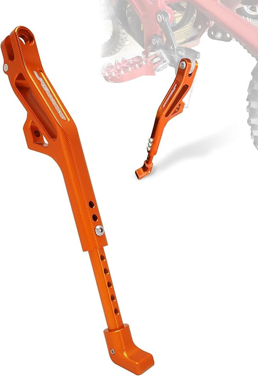 JFG RACING Kickstand for Edirt Bike,CNC Foot Pegs Kick Stand for Electric Dirt Bike Surron Light Bee X and S/E Ride Pro S SS SR/Talaria Sting/X160/X260-Orange