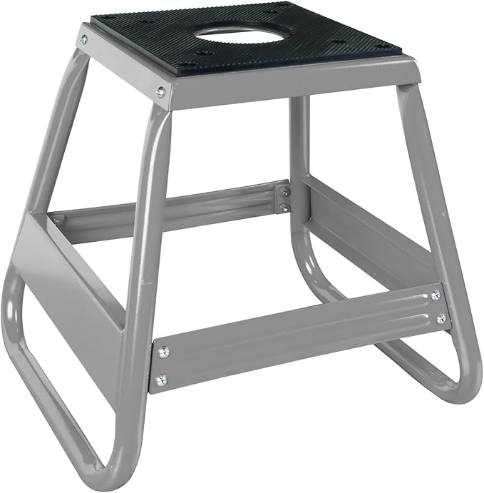 Motorcycle Stand Lift Dirt Bike Stand, Universal Panel Dirtbike Stand Jack Fit for Yamaha, for Honda and Suitable for Kawasaki, 1000LBS Capacity Removable Maintenance Motocross Stand Silver