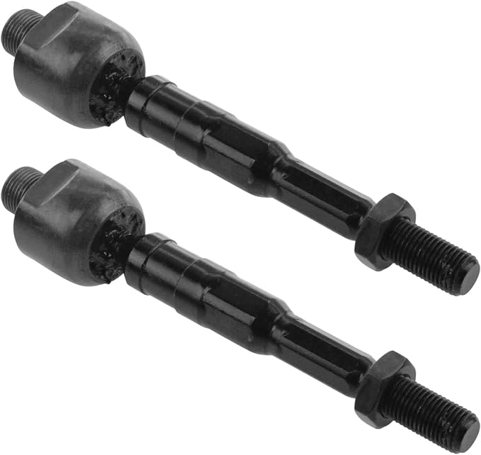 TRQ Inner Driver and Passenger Side Tie Rod Set 2 Piece Compatible with 06-11 Honda Civic EX GX LX DX 09-11 Honda Civic LX-S EX-L