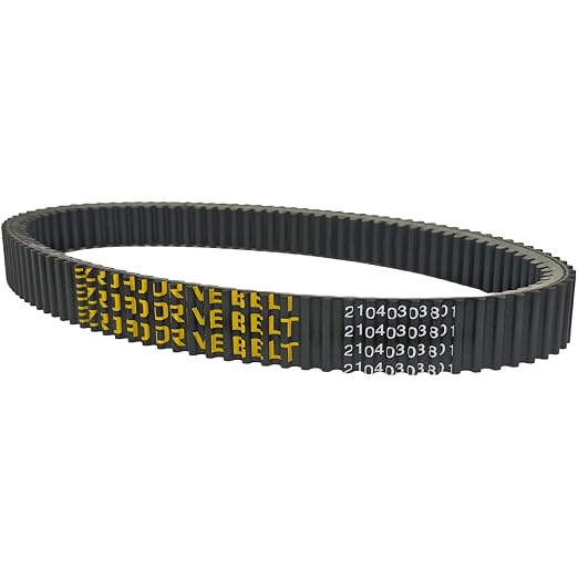 EZROAD CVT Drive Belt 21040303801 2105083100 Compatible with Odes 800 1000 Assailant Dominator X4 Raider 2014-2018 UTV ATV Severe Duty 21050831001 52-2187C Transmission Motorcycle