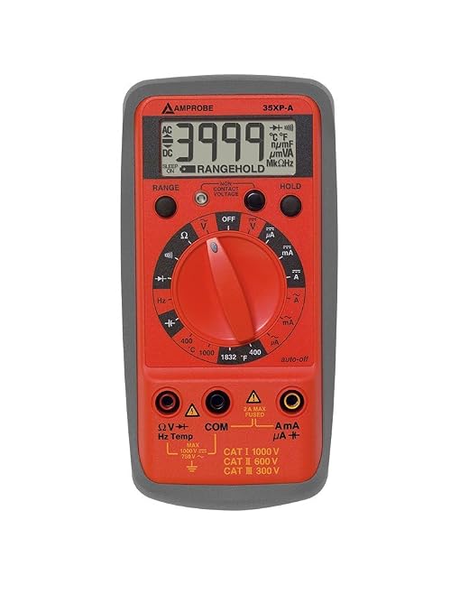 Amprobe 35XP-A Compact DMM with Temperature, Frequency, and Capacitance