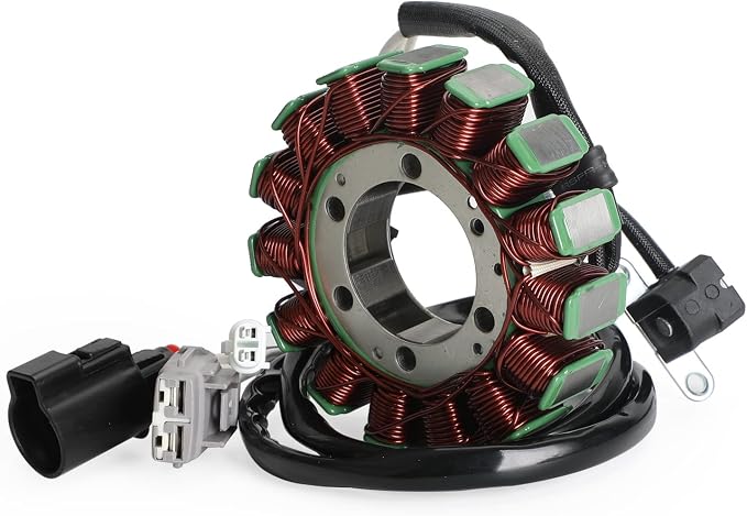 Magneto Stator+Voltage Rectifier+Gasket Fits for Yamaha YXR700 YXR700F Rhino 700 2008-2013, YXM700 Viking 700 2014-2017, YXC700 Viking 700 VI 2015 5B4-81410-00, 1XD-81410-00