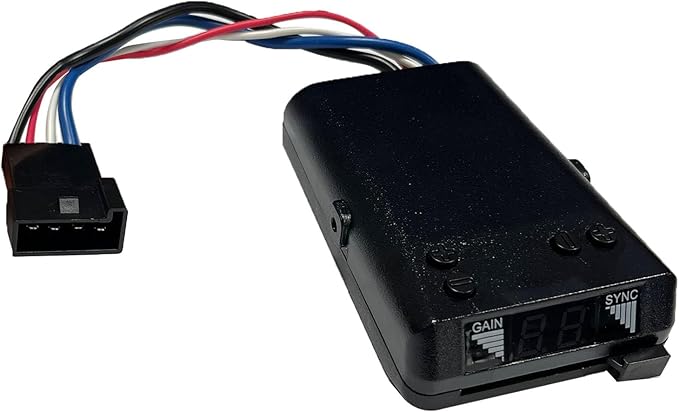 Towpower 8507111 Time-Delayed Electric Trailer Brake Controller,Brakeman IV Digital Brake Control, Control for 1 to 4 Axle Trailers