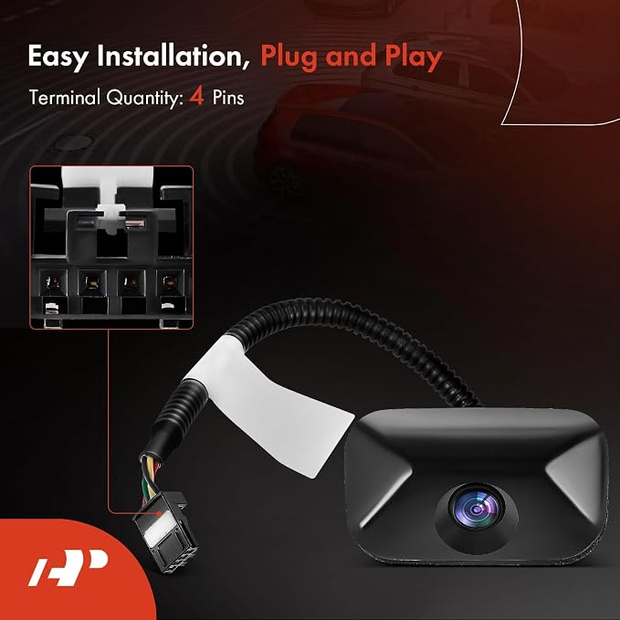 A-Premium Rear View Backup Camera Compatible with Kia | Parking Camera for 2010 2011 2012 2013 Soul - Replace# 957602K1011D