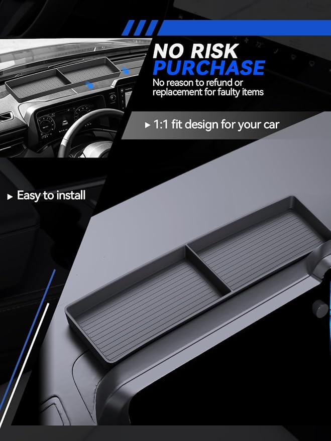for Outback Dashboard Console Organizer 2026 Subaru Outback(Premium,Limited,Touring,Wilderness,Limited XT,Touring XT) Accessories Behind Screen Organizer Storage Box Console Dash Tray-Silicone
