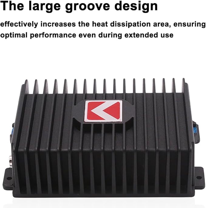 4-Channel Car Amplifier 80Wx4 Audio Power Booster with Pure Copper Transformer Enhanced Sound Quality Audio Amplifier Digital Power for Car Systems
